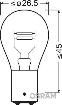 OSRAM 7528ULT-02B - Лампа накаливания, фонарь указателя поворота