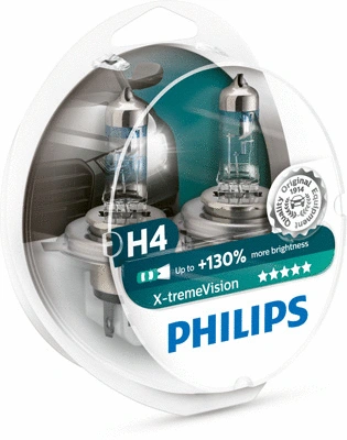 PHILIPS 12342XV+S2 - Лампа накаливания, фара дальнего света