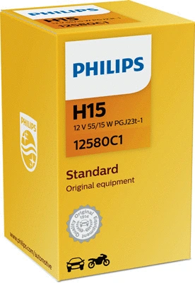 PHILIPS 12580C1 - Лампа накаливания, фара дальнего света