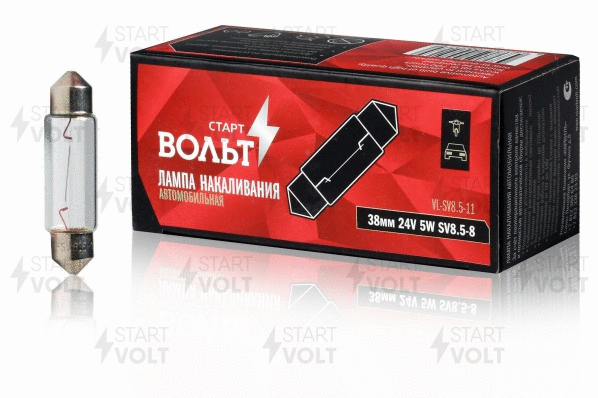 Изображение STARTVOLT VL-SV8.5-11 - Лампа накаливания, фонарь освещения номерного знака