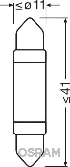 OSRAM 6499WW-01B - Лампа накаливания, oсвещение салона