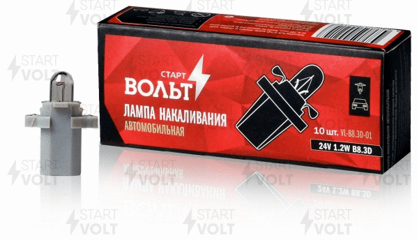 STARTVOLT VL-B8.3D-01 - Лампа накаливания, oсвещение салона