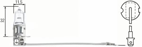 Изображение BEHR/HELLA/PAGID 8GH 002 090-481 - Лампа накаливания