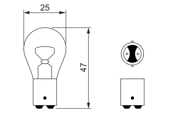 BOSCH 1 987 302 532 - Лампа накаливания