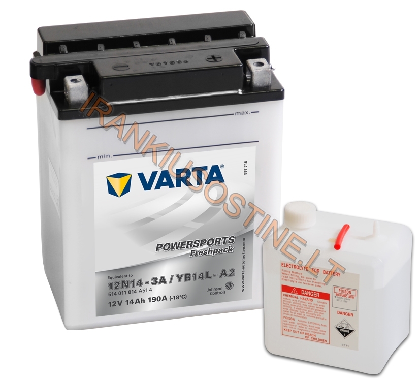 Батарея аккумуляторная Funstart FreshPack, 12в 14а/ч