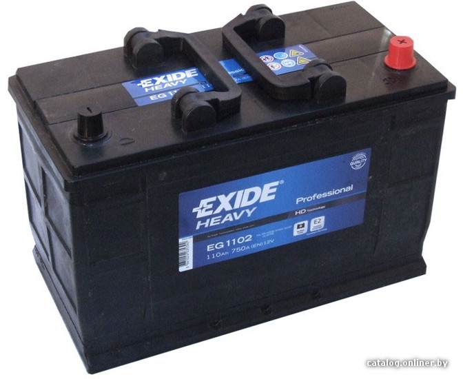 Аккумулятор Exide Heavy Professional 110 А/ч 12 В B00|B01 EG1102