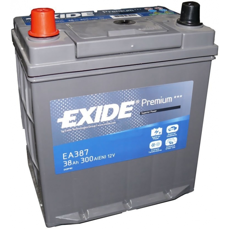 Батарея аккумуляторная Premium, 12в 38а/ч