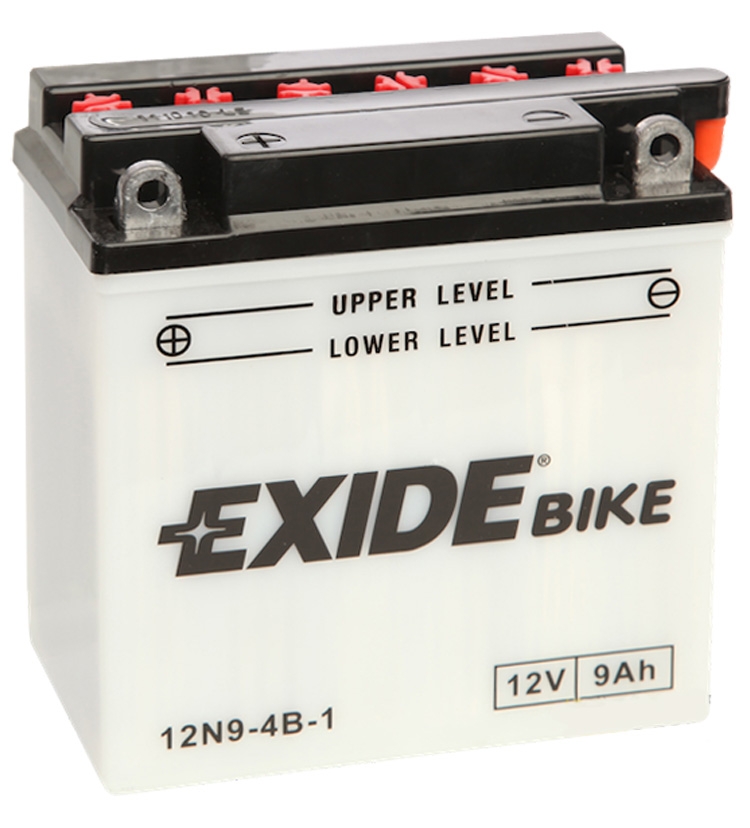 МОТО аккумулятор EXIDE CONVENTIONAL 12N9-4B-1 12V 9AH 85A