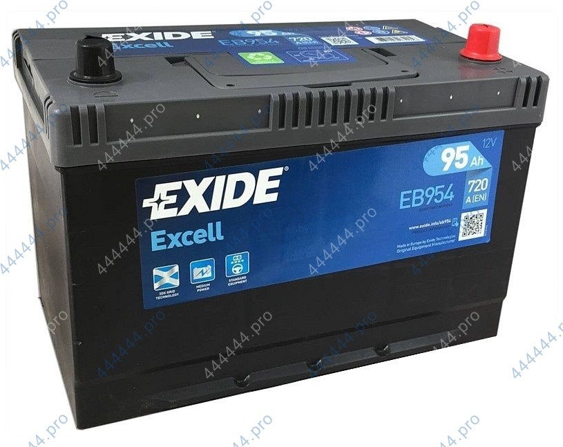 Батарея аккумуляторная Excell, 12в 95а/ч