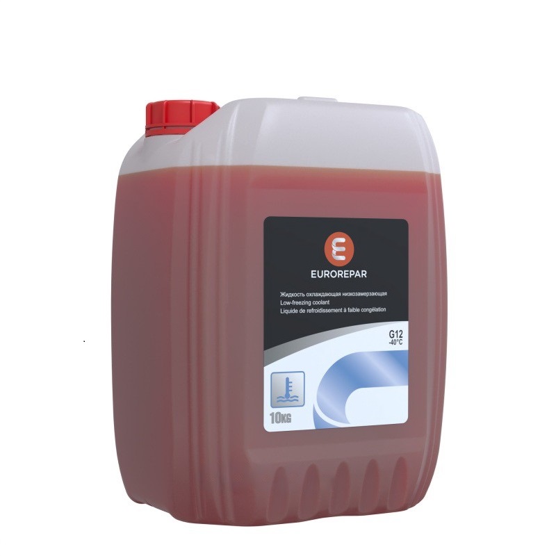 Изображение Антифриз Eurorepar G12 красный готовый 10 кг