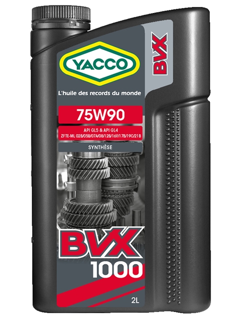 Масло трансмиссионное Yacco BVX 1000 75W-90 2л