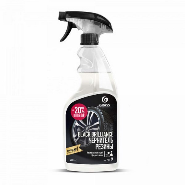 Чернитель шин Grass Black brilliance 110399 600 мл