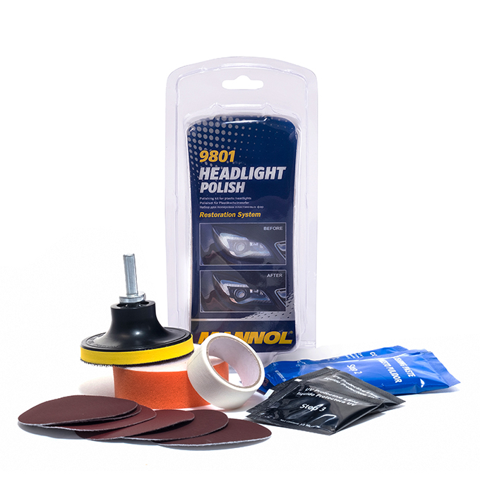 Набор для полировки фар Mannol 9801 Headlight Polish