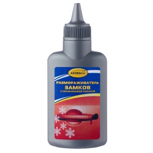 Изображение Размораживатель замков Астрохим AC-102 с силиконом 0.06 л Размораживатель замков Астрохим AC-102 с силиконом 0.06 л