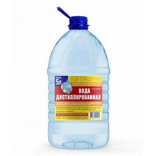 Вода дистиллированная Вита 5 л.