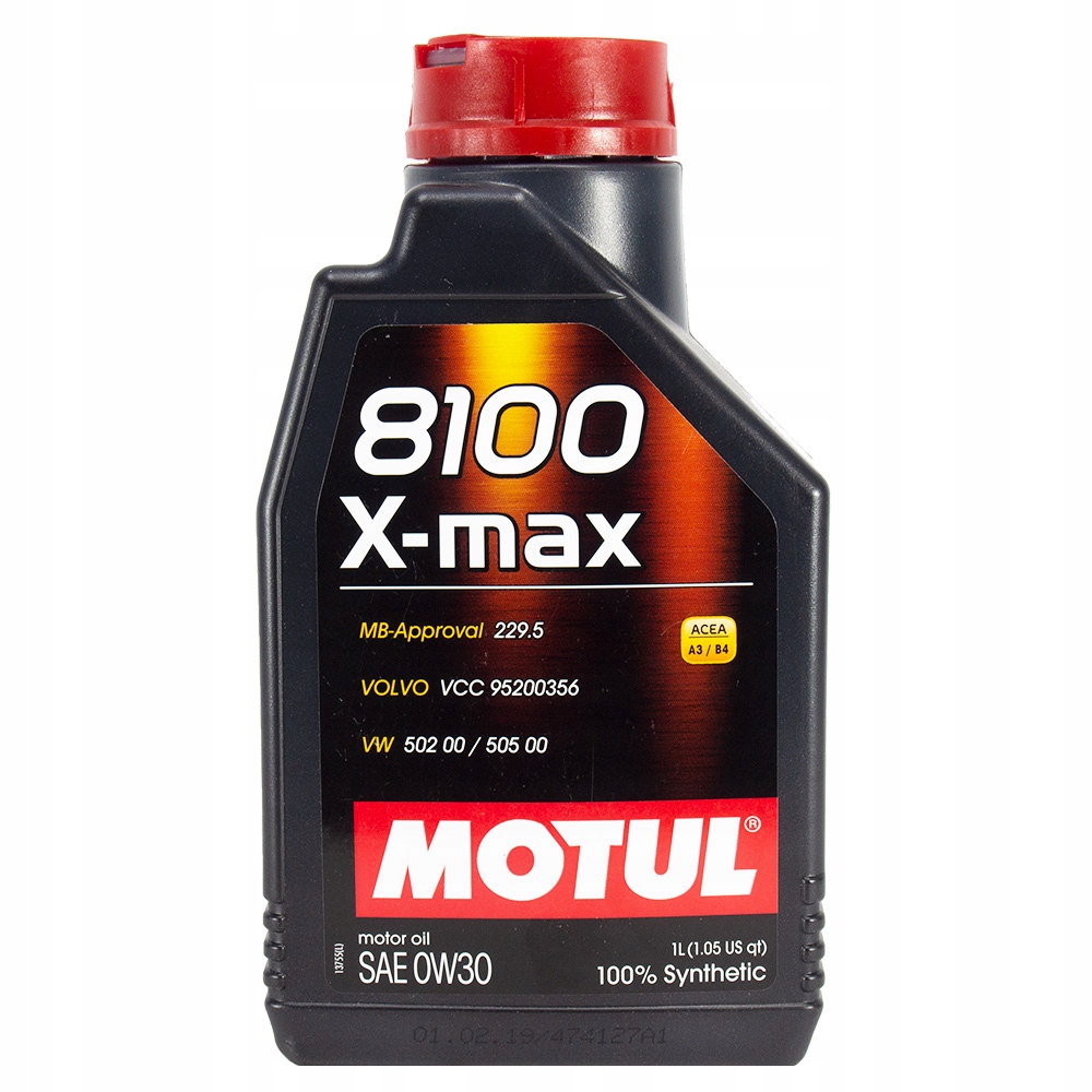 Масло моторное Motul Мотюль 8100 X-MAX 0W-30 1л 106569