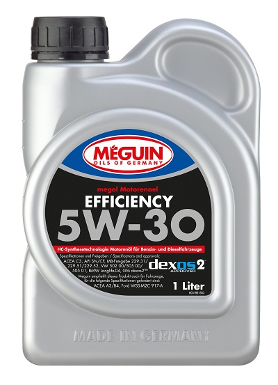 Моторное масло Meguin MEGOL EFFICIENCY 5W-30 1л