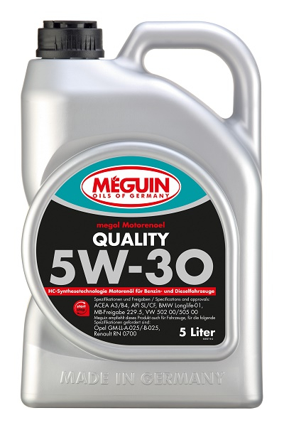 Моторное масло Meguin MEGOL QUALITY 5W-30 5л