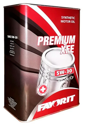 Масло моторное Favorit Premium XFE 5W-30 1л (metal)