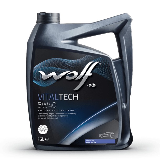 Масло моторное Wolf Вольф VitalTech 5W-40 161165 5 л