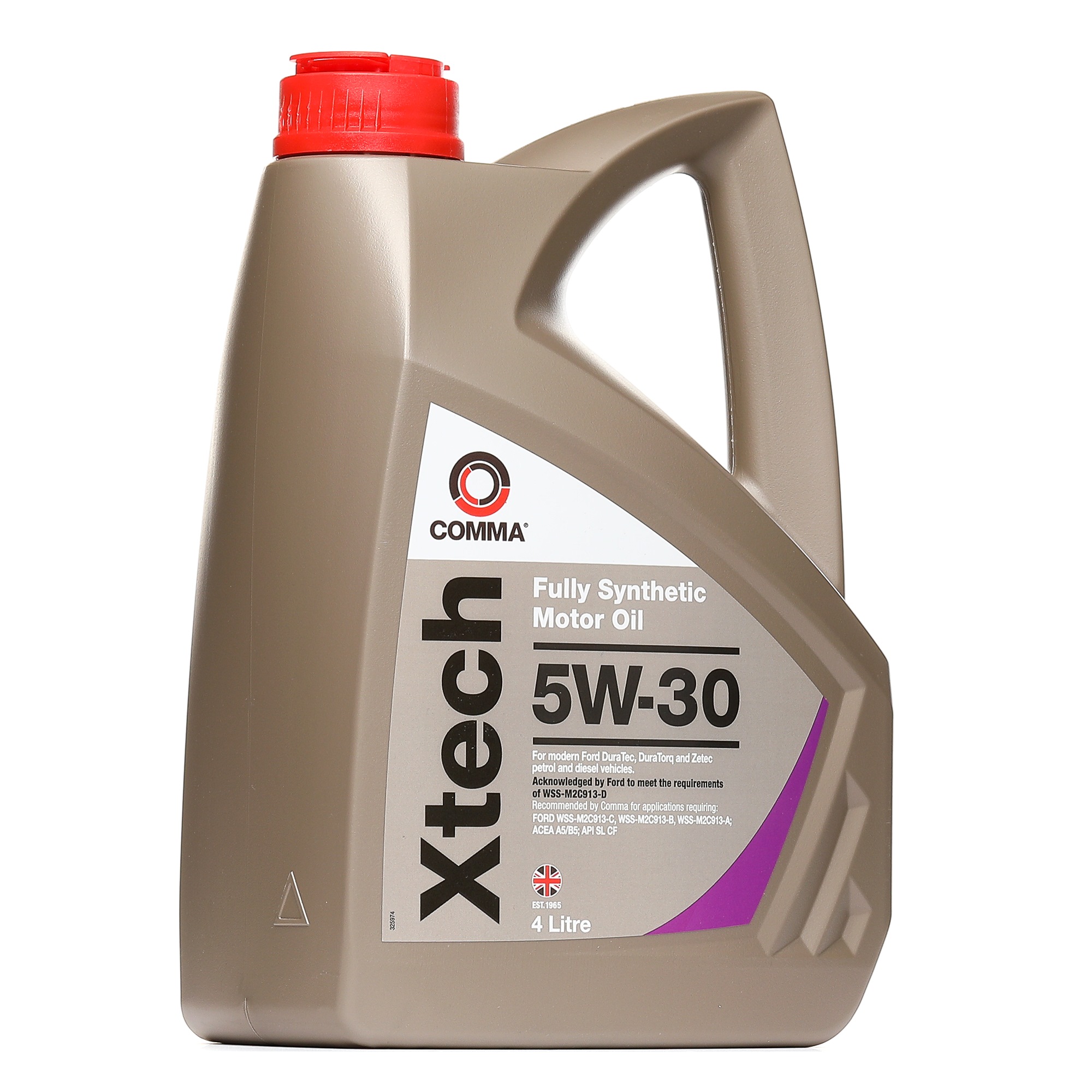Масло моторное Comma Комма Xtech 5W-30 4л XTC4L