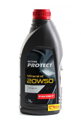 Масло моторное Favorit Active Protect Mineral Oil 20W-50 1л