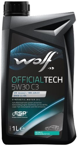 Масло моторное Wolf Вольф OfficialTech C3 5W-30 1л 656071