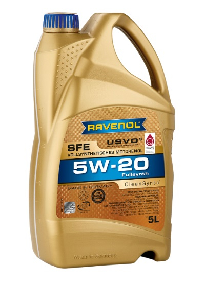 Моторное масло RAVENOL 4014835722552 Super Fuel Economy SFE SAE 5W-20 5л