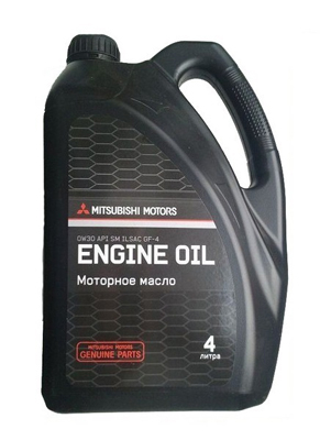 Масло моторное Mitsubishi Engine Oil SN 0W-30 4л