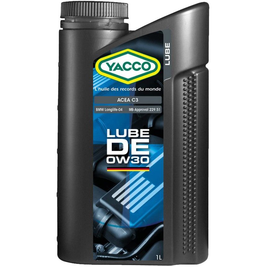 Масло моторное Yacco Lube DE 0W-30 1 л