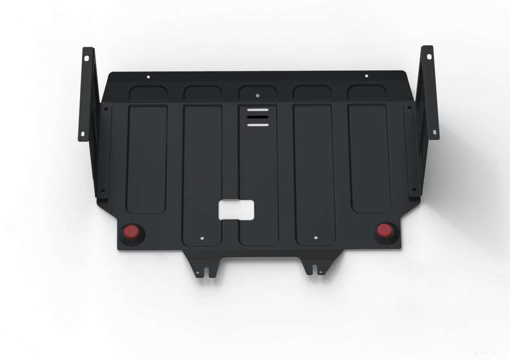 АвтоБРОНЯ 111028182 Защита картера и КПП для Kia Picanto 2011-2017