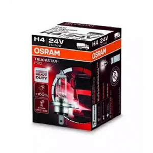OSRAM 4008321785046 - (H4) лампа +100%света в 2,5 больше срок службы 24V 75/70W P43t-38 из тв. стекла