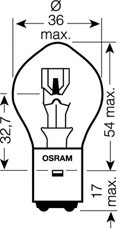 OSRAM 7327 - Лампа накаливания