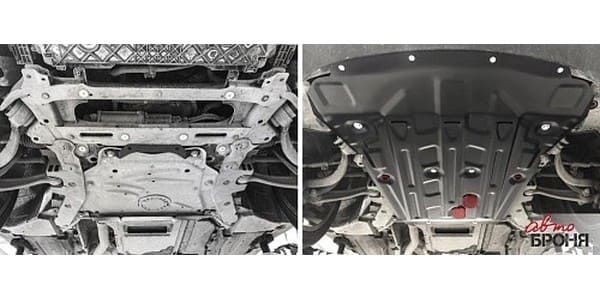 Изображение Автоброня 111005231 Защита картера для BMW X5 (F15) и X6 (F16) с крепежом Автоброня 111005231 Защита картера для BMW X5 (F15) и X6 (F16) с крепежом