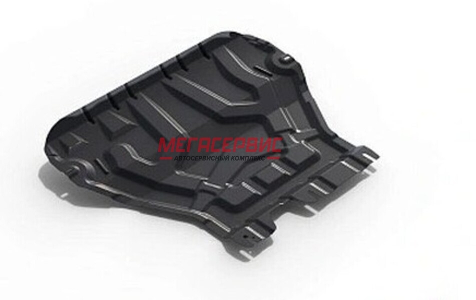 Защита картера АвтоБРОНЯ 111.051.11.1 (Большая) для Skoda Octavia A7 (1.4/1.8 TSI)