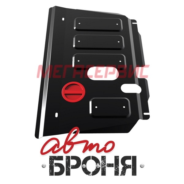 Защита картера и КПП 111.057.07.1 для Toyota Yaris (05-09) / Ractis (05-10)