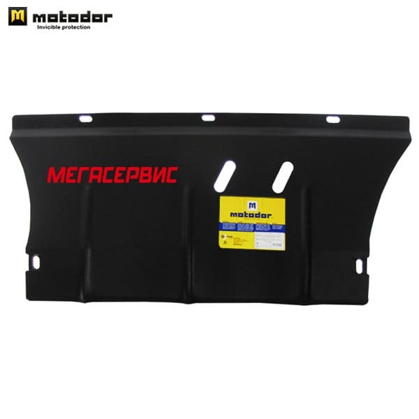 Motodor 01713 защита картера и КПП для Renault Megane II (2002-2009), сталь 2 мм