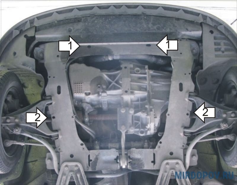 Изображение Motodor 01716 защита картера и КПП Motodor 01716 для Renault Kangoo (1998-2008), сталь 2 мм Motodor 01716 защита картера и КПП Motodor 01716 для Renault Kangoo (1998-2008), сталь 2 мм