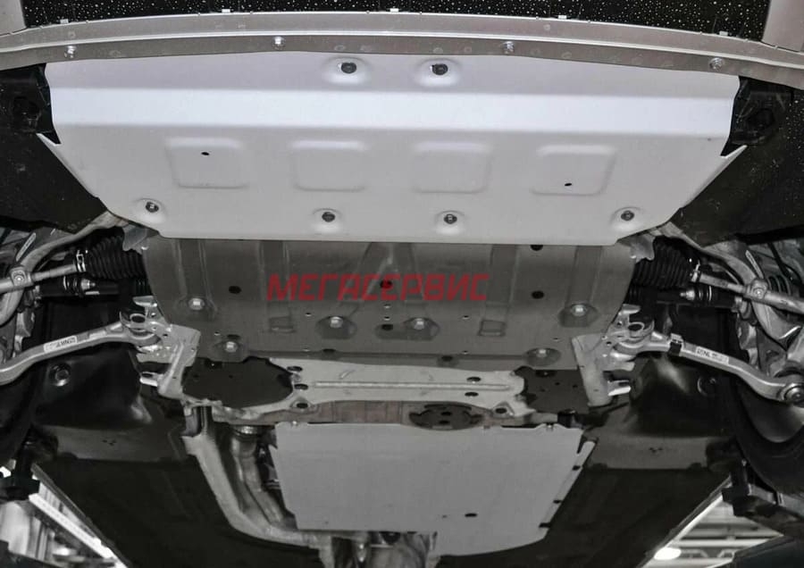 Комплект алюминиевых защит RIVAL K33305381 (радиатор+КПП) для BMW 3-Series G20