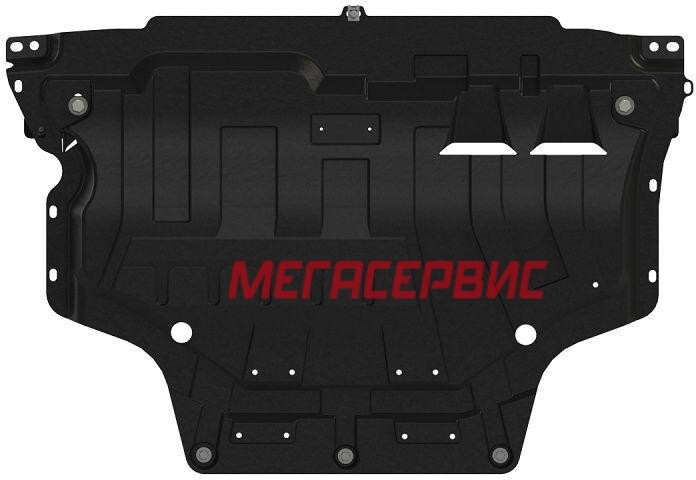 Sheriff 212680V1 Защита картера и КПП для Skoda Octavia A7 (2013-2020), сталь 1,8 мм