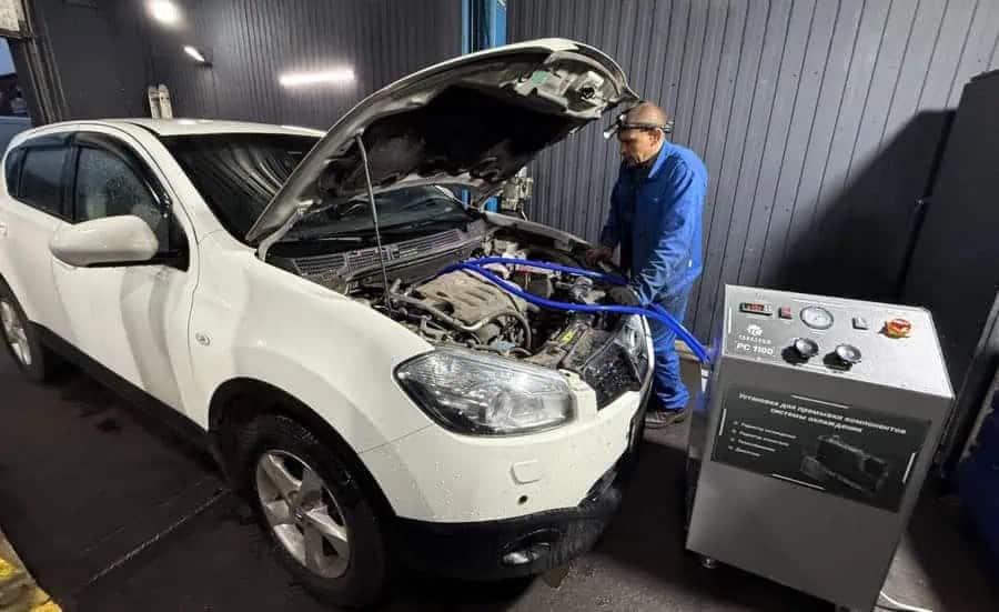 Аппаратная промывка системы охлаждения в Мегасервис