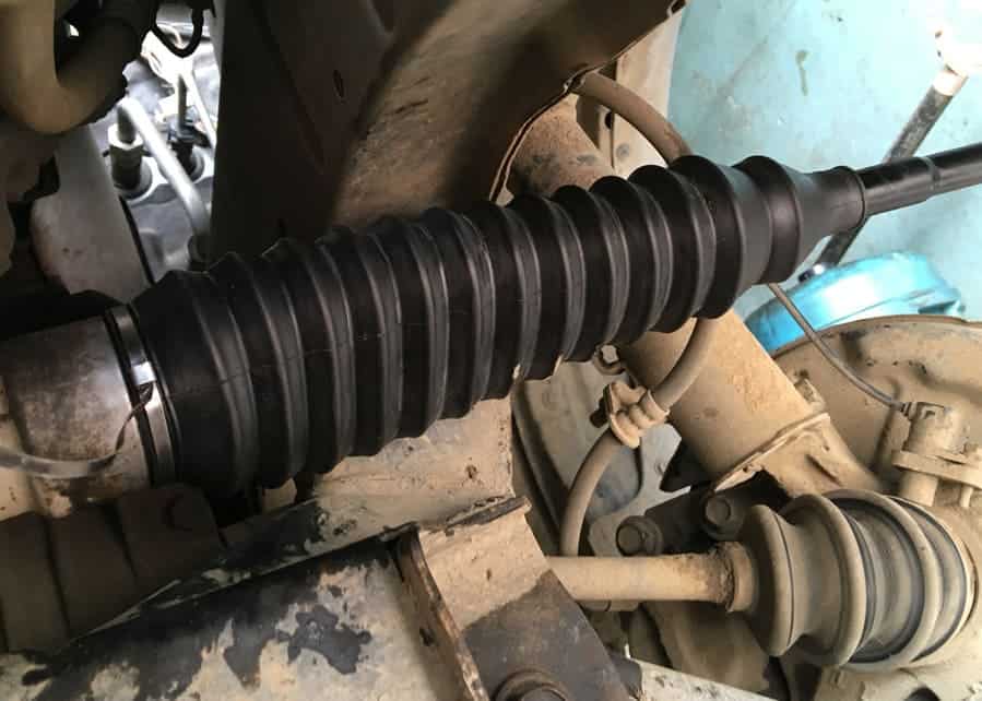 Замена пыльника рулевой рейки